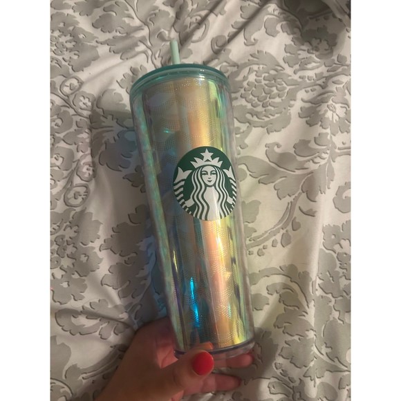 Starbucks Mermaid Scale Iridescent 2020 Cold Cup Venti-24oz. New! - Picture 1 of 3
